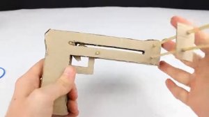 КАК СДЕЛАТЬ ПИСТОЛЕТ ИЗ КАРТОНА DIY ПИСТОЛЕТ ИЗ БУМАГИ Который Стреляет Своими Руками VIDEOMEG RU