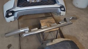 Установка лебедки в передний бампер Mitsubishi Pajero Sport 3