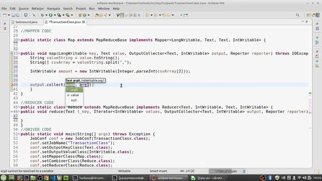 Performing Sum operation on a dataset in Hadoop 3.1.3 смотреть онлайн