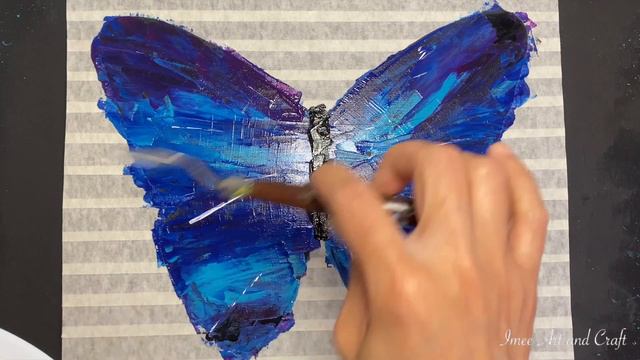 Easy Acrylic Painting for Beginners | Abstract Butterfly Painting🦋 смотреть онлайн