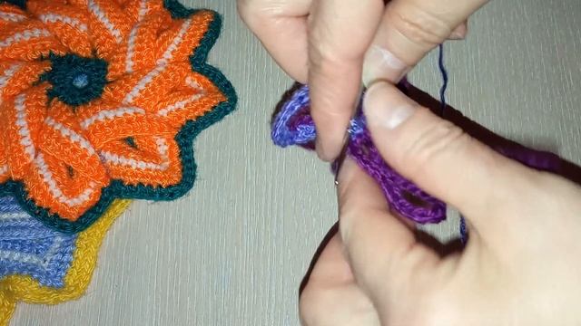 Прихватки крючком из остатков пряжи смотреть онлайн