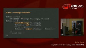 Ondřej Mirtes: Asynchronous processing with RabbitMQ