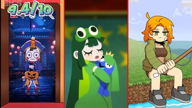 The Amazing Digital Circus vs Garten of Ban Ban Cartoons | All Animation Cartoons | Who Best? смотреть онлайн