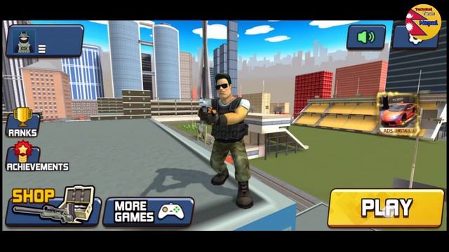 Gameplay of Gangstar City-Battle Royale 3D & FPS Shooter смотреть онлайн