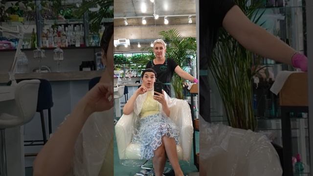 Часть 2: Полезная беседа о кудрявых волосах, блонде с мастером Еленой Вульф + начало стрижки смотреть онлайн