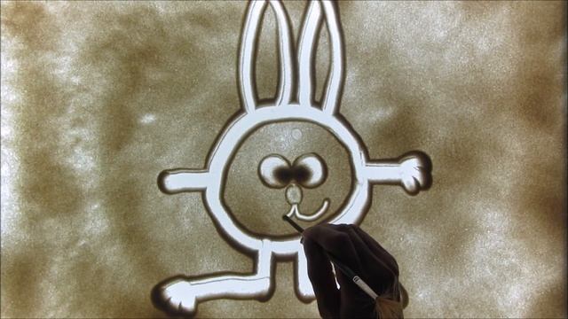 Рисование песком для начинающих Занятие 3 смотреть онлайн