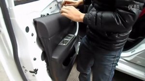 Разбор дверной карты HAVAL H6 установка доводчика стёкл