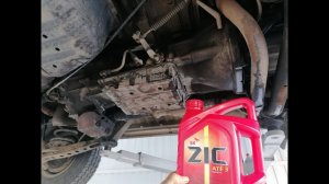 TOYOTA LITEACE замена масла в АКПП.