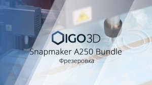 Snapmaker A250 Bundle: подготовка и процесс фрезеровки на модульном принтере