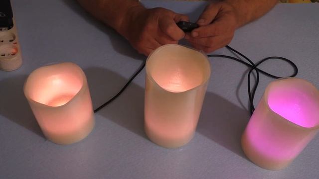 Светодиодные свечи. Переделал с батареек на блок питания. смотреть онлайн