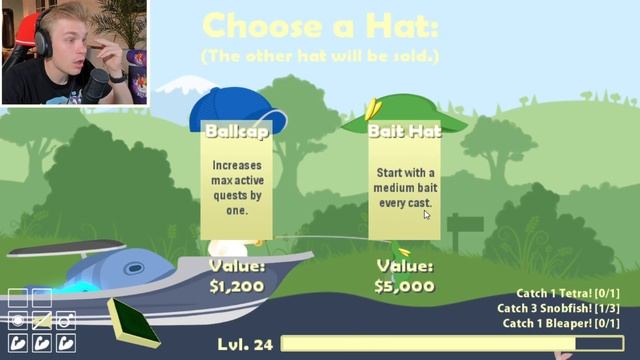 TA SUPER WIELKA RYBA KOSZTUJE 250.000$ w Cat Goes Fishing! смотреть онлайн