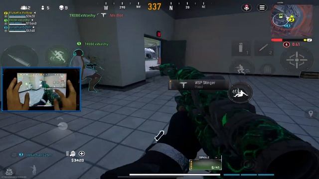 BEST SMG WSP SWARM CLASS SETUP  - WARZONE MOBILE ULTRA GRAPHICS IPAD PRO M1 смотреть онлайн