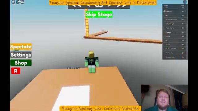 Beast's Difficulty Chart Obby (DCO) 1 to 99 with Faugaun in Roblox смотреть онлайн