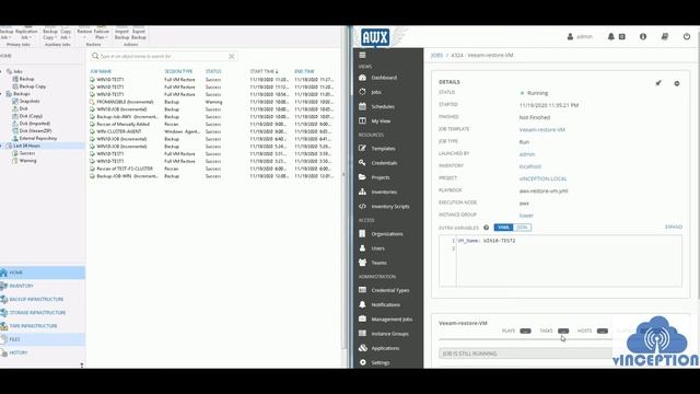 Veeam Full VM restore with AWX смотреть онлайн