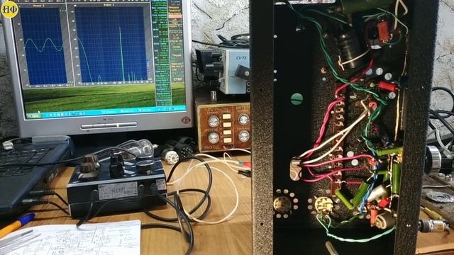 Двухтактный PP ламповый усилитель. Настройка УНЧ, сравнение характеристик. смотреть онлайн