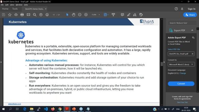 [ETHANS PUNE] - DEVOPS FREE DEMO смотреть онлайн