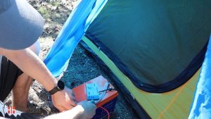 Набор туриста. Солнечные батареи для палатки