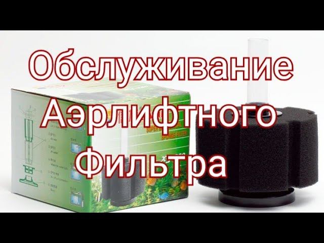 Обслуживание и работа аэрлифтного фильтра для аквариума