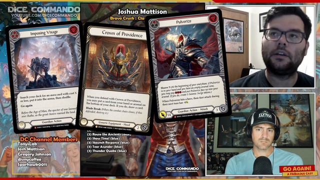 Flesh and Blood TCG | Go Again! Ep253 - Bravo CC and Blitz Deck List & Strategy w/ Joshua Mattison смотреть онлайн