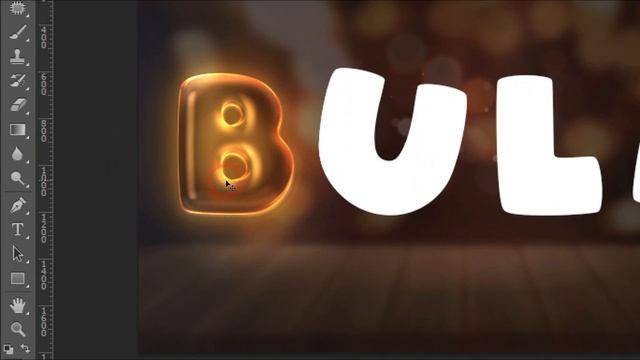 Bulb Text Effect With Photoshop Action смотреть онлайн