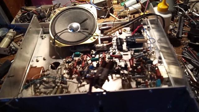 работа УНЧ на 6ф12п, трансивер Альбатрос ламповый смотреть онлайн