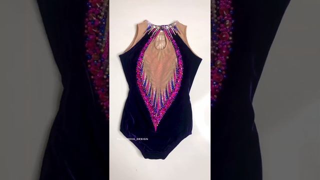 Бархатный купальник для художественной гимнастики «Восточный» смотреть онлайн