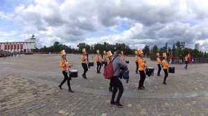 Спасская башня ч 7 Группа барабанщиц «Ереванские барабаны» Армения