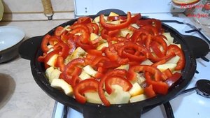 Мясо с овощами в казане / Басма.