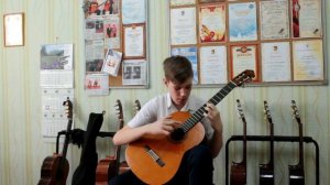 Рожков Дмитрий, 2 класс. Григорьев Д. "Грустная песенка для Ани"