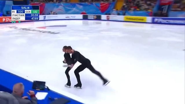 Алёна Косторная/ Георгий Куница ПП Гран при в Москве 2023г. смотреть онлайн