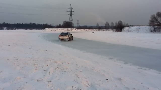 Passat b5.5 quattro, укатываем лёд Москвы-реки №2 смотреть онлайн