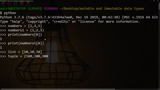 Easy Syntax in Python : Mutable vs Immutable Data Types
