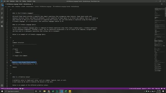 M Programming Language: Introduction
