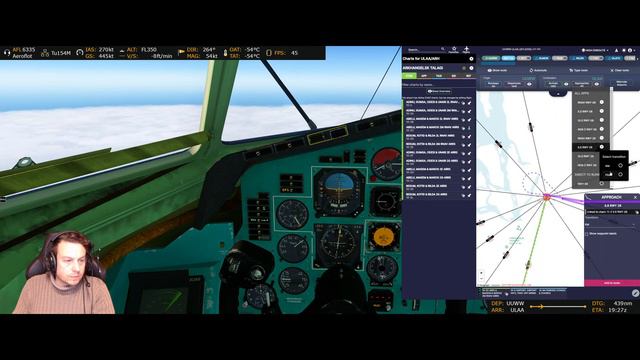 X Plane 11 Livestream | Vnukovo (UUWW) - Arkhangelsk (ULAA) | Aeroflot Tu154M | Vatsim смотреть онлайн