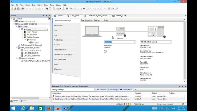 Comunicacion ModBus TCP, usando Codesys 3.5 y PLC Festo смотреть онлайн