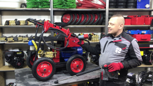 PROteus E3 HP 350/15 - Машина повышенного давления с пистолетом на мобильной раме с электродвигателе