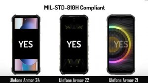 Ulefone Armor 24 VS Ulefone Armor 22 VS Ulefone Armor 21
