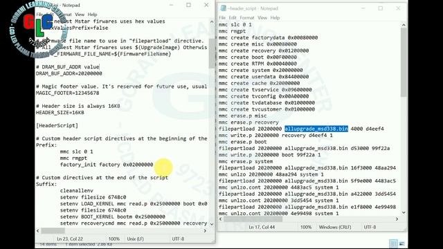 PACK.PY PYTHON PROJECT, HOW TO PACK UNPACKED MSTAR BIN FILE, UNPACK AND PACK FUNCTION