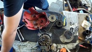 Disassembly of Homelite i625cd Trimmer for spare parts Триммер Xомелите и625цд на запчасти