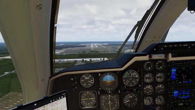 Landing at Cruise RPM in the Mu-2 | XP12 смотреть онлайн