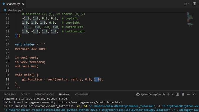 Shaders - Pygame & ModernGL Tutorial смотреть онлайн