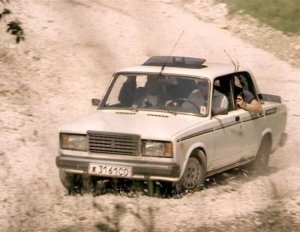 Волкодав (1991) - car chase scene