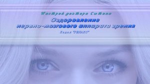 Оздоровление нервно-мозгового аппарата зрения. Без музыки. (Сытин)