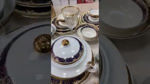 Чайно столовый сервиз на 12 персон 86 пред.литое Золото  Цена 38тотправка с Хасавюрта куда вам надо