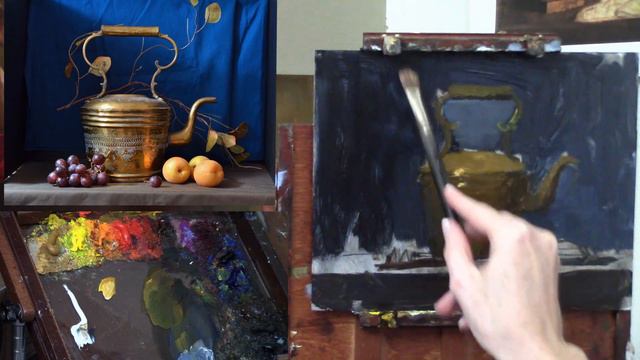 Painting Brass - Oil Painting Demonstration смотреть онлайн