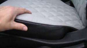 Авточехлы из экокожи для Ниссан Жук Ромб Установка