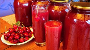 Компоты Теперь НЕ ДЕЛАЮ!!! Новый СПОСОБ ЗАГОТОВКИ ЧЕРЕШНИ/ВИШНИ На Зиму / нектар без соковыжималки