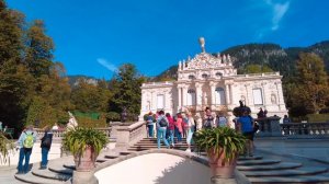 Walking Tour, Schloss Linderhof. Bavaria Germany 4K