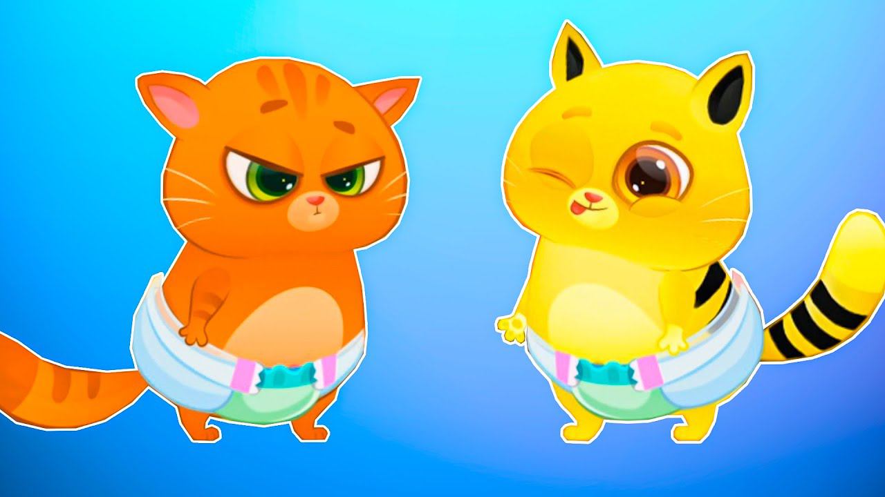 Суровый КОТИК БУБУ #47. Игруля и Бубу играют в прятки. Мультик ИГРА про котят на Игрули TV