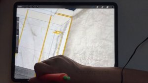 Quick Sketch - Using Procreate for Interior Design - time lapsed demonstration on drawing a bathroo